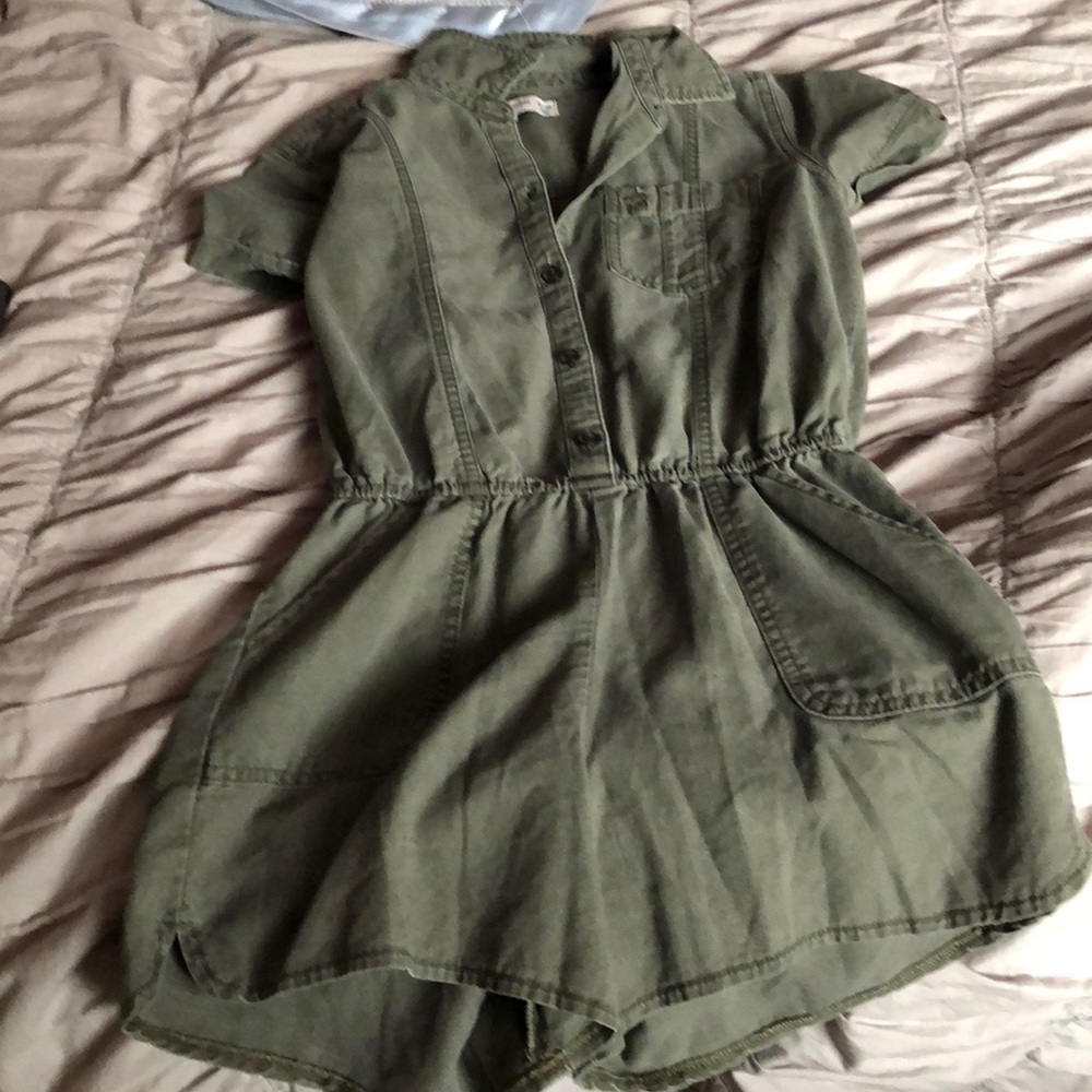 Denim romper